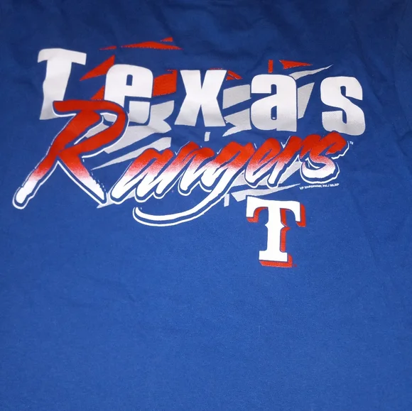 🐮 🐄 Texas Rangers Baseball Short Sleeve T-Shirt - Picture 2 of 4